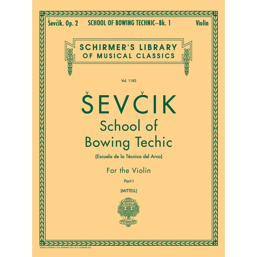 Sevcik, Otakar - School of Bowing Technics, Op. 2 - Book 1