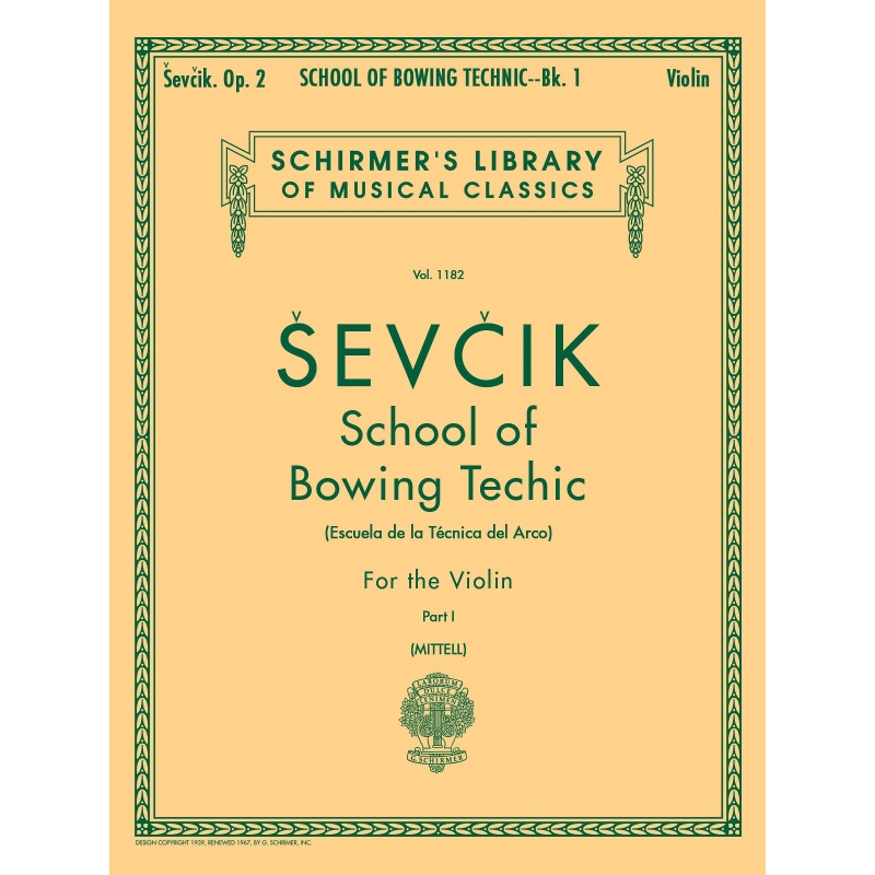 Sevcik, Otakar - School of Bowing Technics, Op. 2 - Book 1