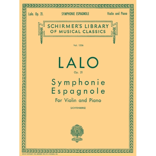 Edouard Lalo: Symphonie Espagnole Op.21 (Violin/Piano)