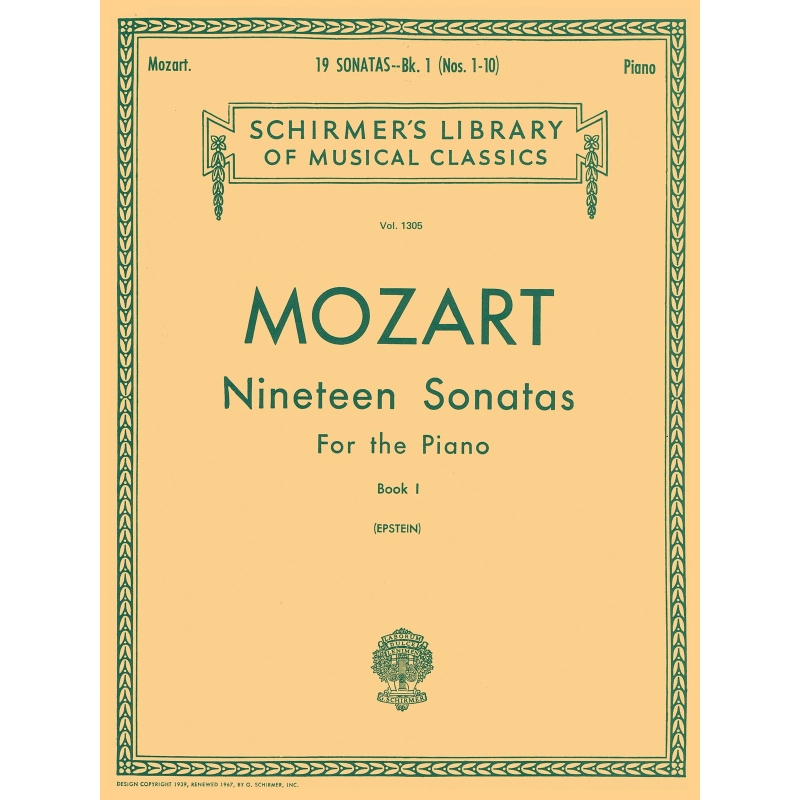 Mozart, Wolfgang Amadeus - 19 Sonatas - Book 1