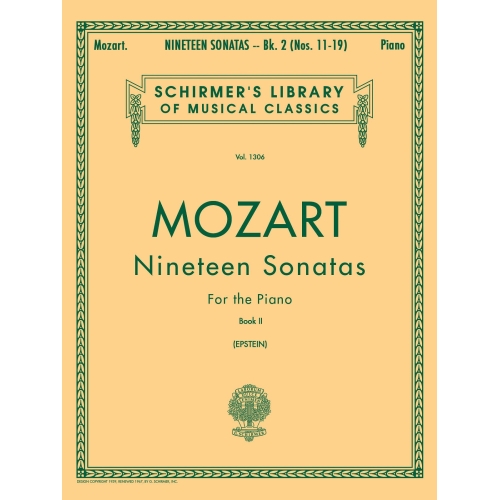 Mozart, Wolfgang Amadeus - 19 Sonatas - Book 2