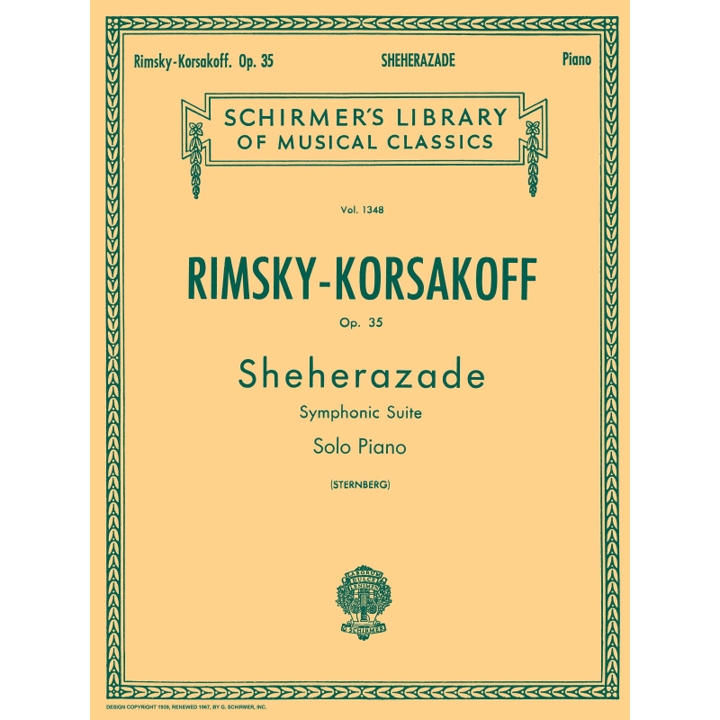 Rimsky-Korsakov, Nikolai - Sheherazade, Op. 35 (Piano Reduction)