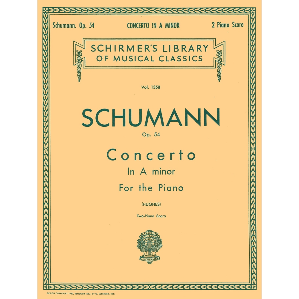 Schumann, Robert - Concerto in A Minor, Op. 54 (2-piano score)