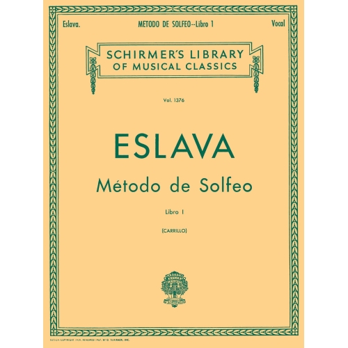 Eslava, Hilarion - M?todo de Solfeo - Book I