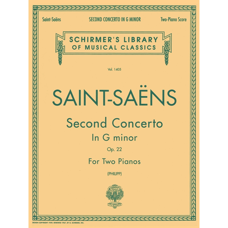 Saint-Saëns, Camille - Concerto No. 2 in G Minor, Op. 22