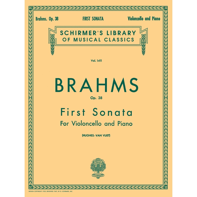 Brahms, Johannes - Sonata No. 1 in E Minor, Op. 38