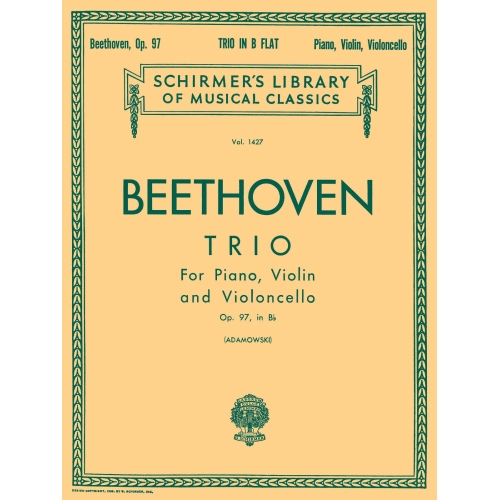Beethoven, Ludwig - Trio in B Flat, Op. 97 (Archduke Trio)