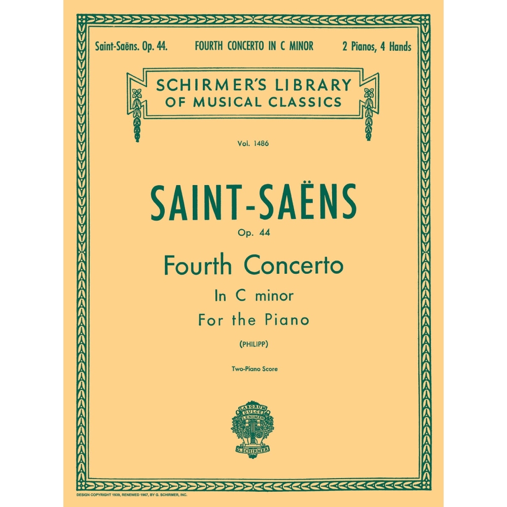 Saint-Saëns, Camille - Concerto No. 4 in C Minor, Op. 44