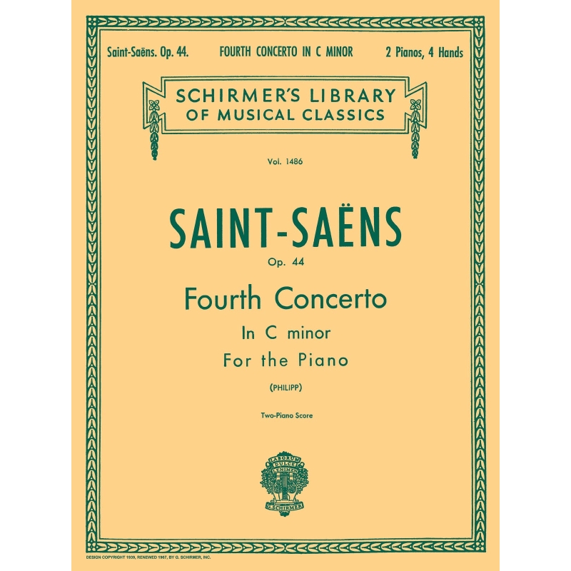 Saint-Saëns, Camille - Concerto No. 4 in C Minor, Op. 44