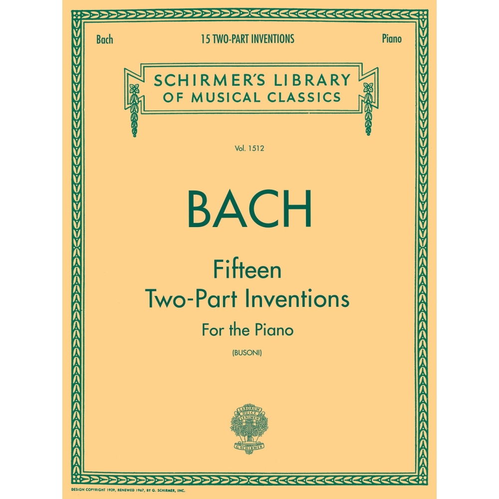 Bach, J.S - 15 Two-Part Inventions