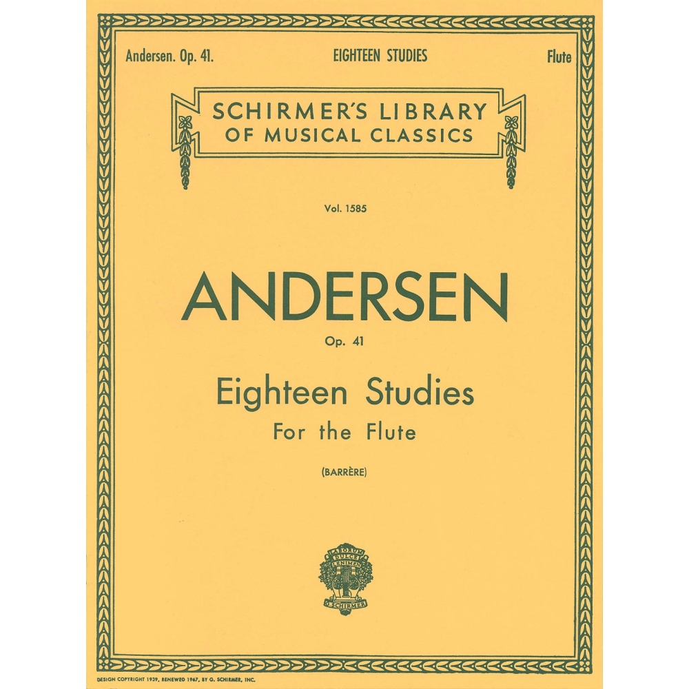 Andersen, Joachim - Eighteen Studies