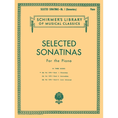 Selected Sonatinas - Book...