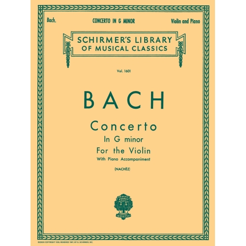 Bach, J.S - Concerto In G...