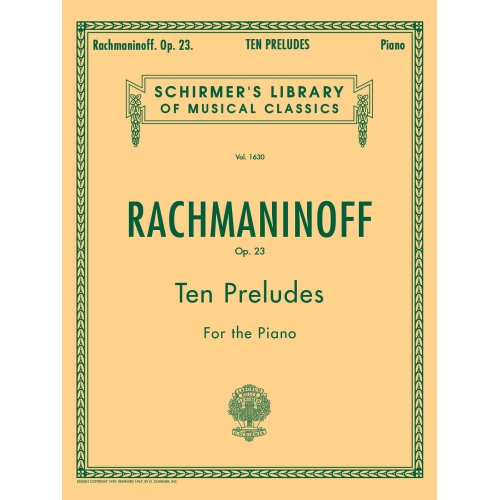 Rachmaninov, Sergei - 10 Preludes, Op. 23