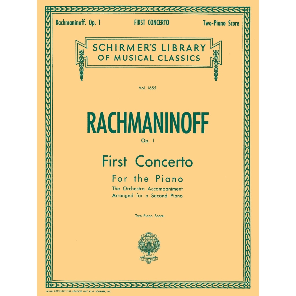 Rachmaninov, Sergei - First Concerto for the Piano in F-sharp Minor, Op. 1