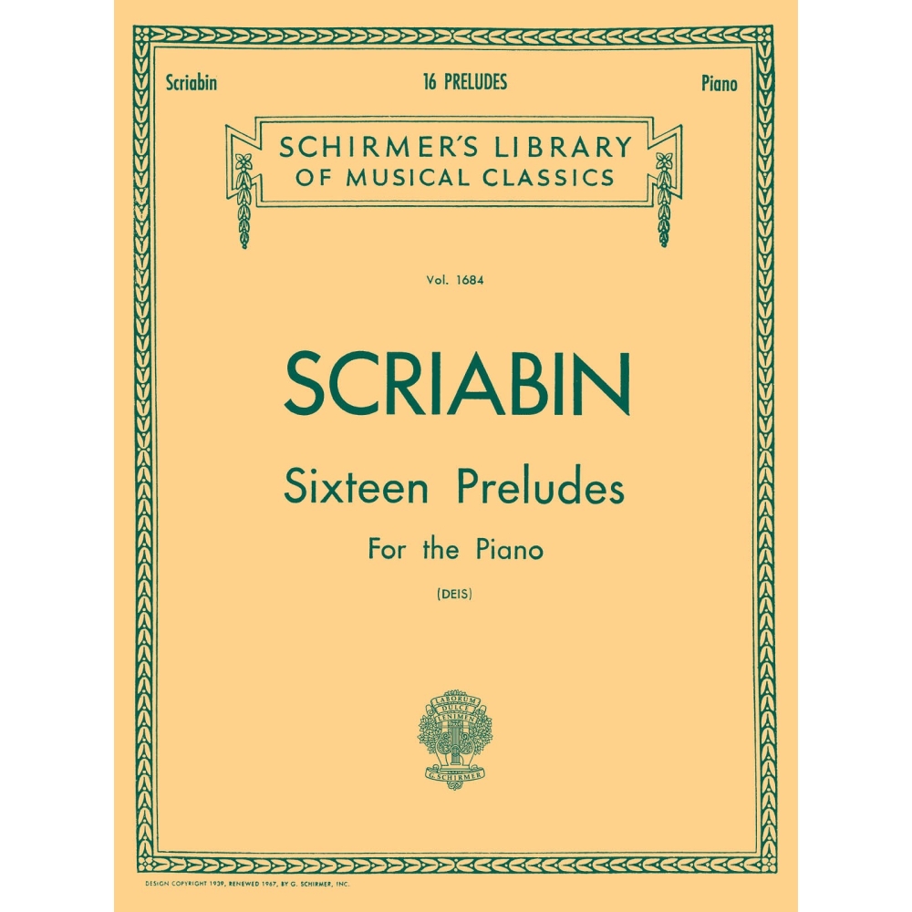Scriabin, Alexander - 16 Preludes