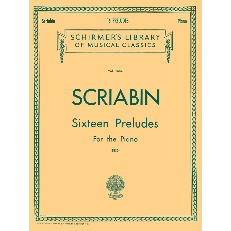 Scriabin, Alexander - 16 Preludes