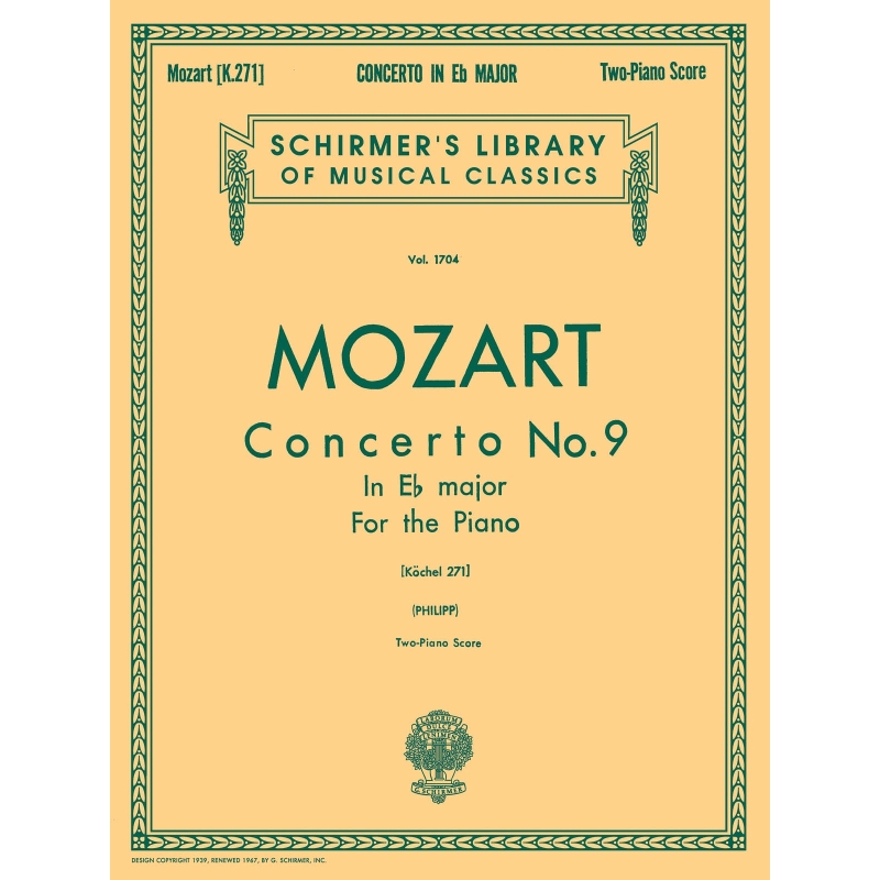 Mozart, Wolfgang Amadeus - Concerto No.9 E-flat Major KV 271 "Jeunehomme"