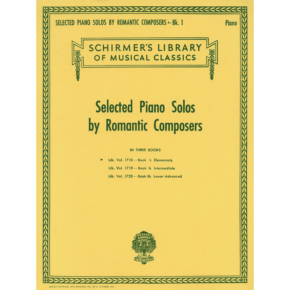 Selected Piano Solos by Romantic Composers