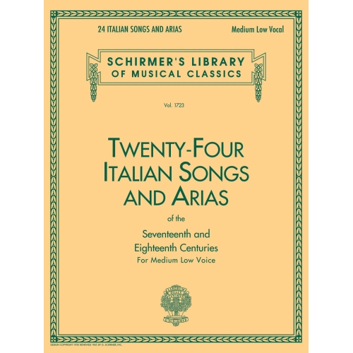 24 Italian Songs & Arias -...