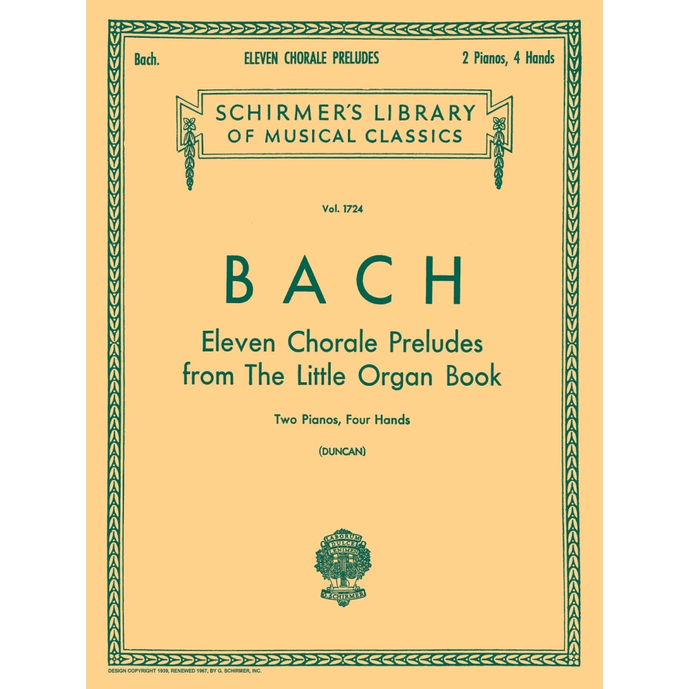 Bach, J.S - 11 Chorale Preludes From 'Orgelbuchlein'