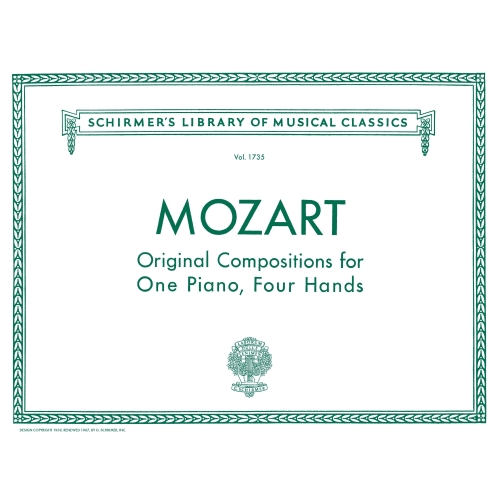 Mozart, Wolfgang Amadeus - Original Compositions for Piano, 4 Hands