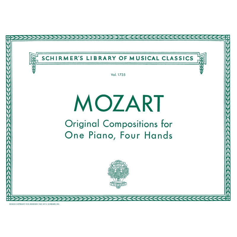 Mozart, Wolfgang Amadeus - Original Compositions for Piano, 4 Hands