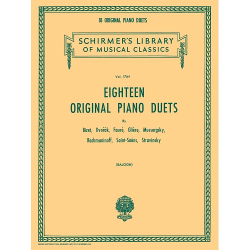18 Original Piano Duets
