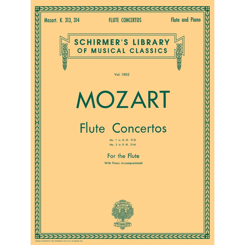 Mozart, Wolfgang Amadeus - Flute Concertos KV 313 and KV 314