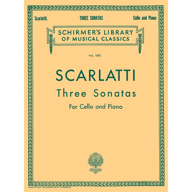 Scarlatti, Alessandro - 3 Sonatas
