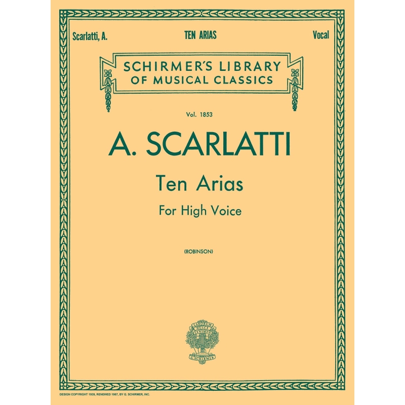 Scarlatti, Alessandro - 10 Arias