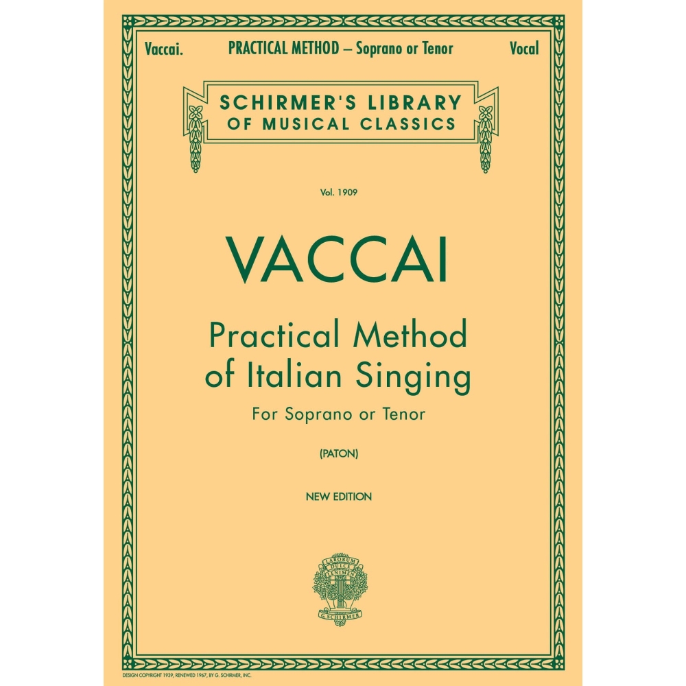 Vaccai, Nicola - Practical Method of Italian Singing