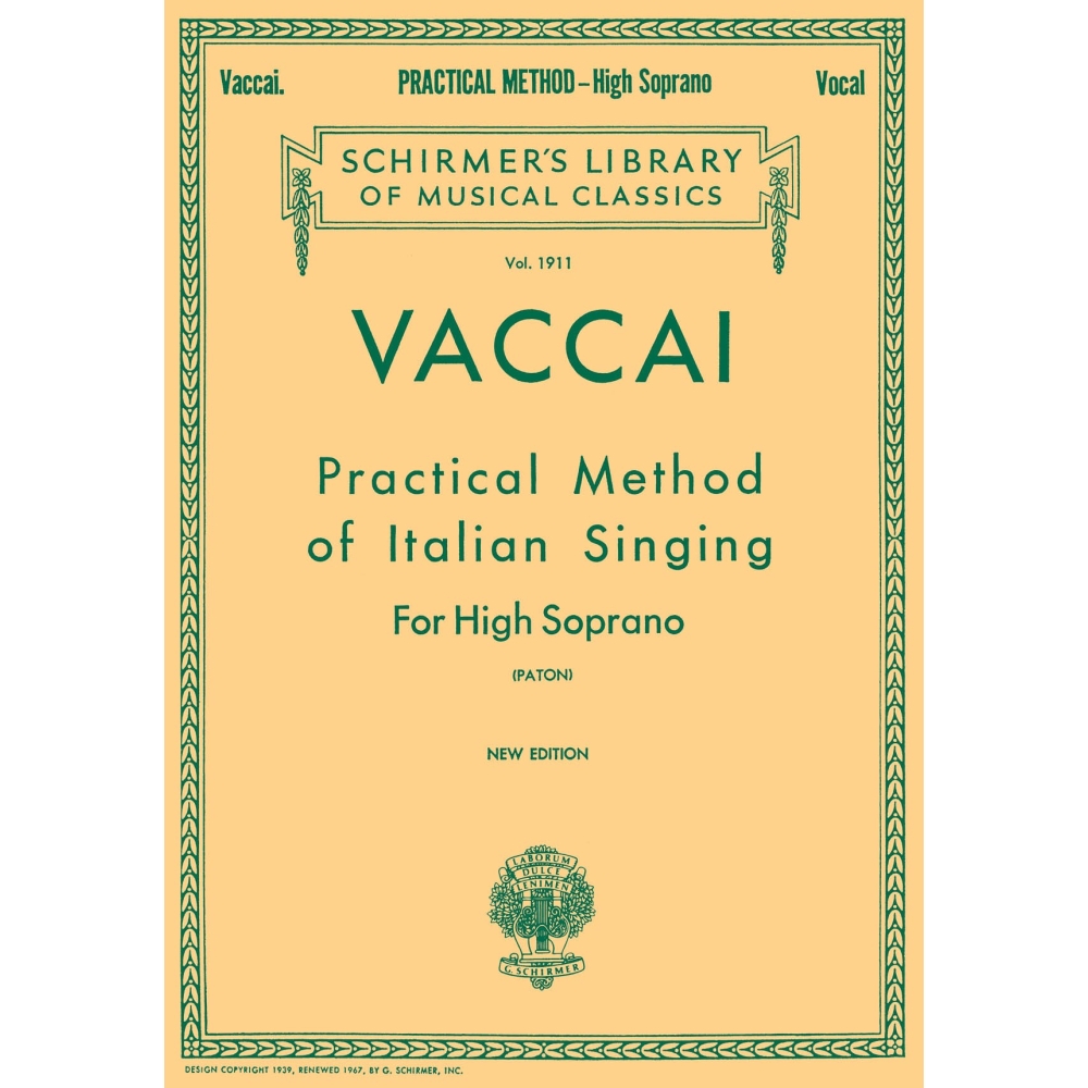 Vaccai, Nicola - Practical Method of Italian Singing