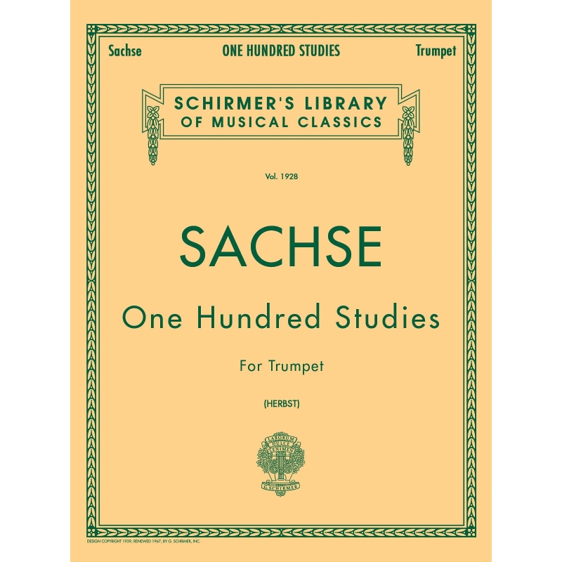 Sachse, Ernst - One Hundred Studies for Trumpet