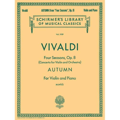 Vivaldi, Antonio - Schirmer...