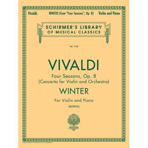 Vivaldi, Antonio - Schirmer Library of Classics Volume 1930
