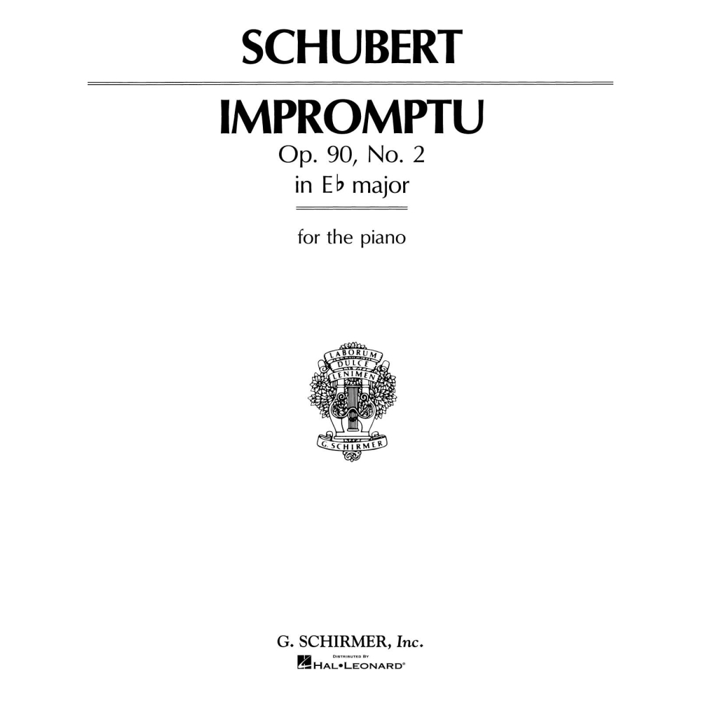 Schubert, Franz - Impromptu, Op. 90, No. 2 in Eb Major