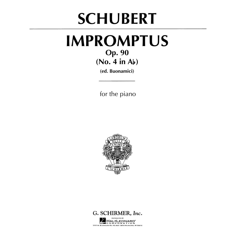 Schubert, Franz - Impromptu, Op. 90, No. 4 in Ab Major