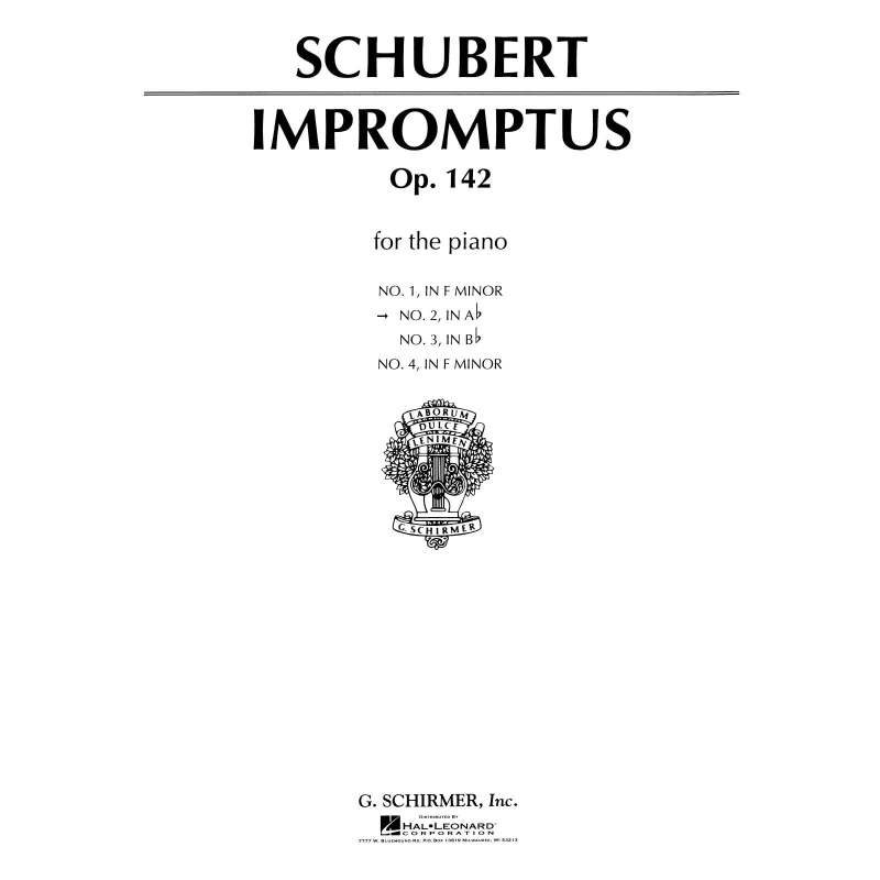 Schubert, Franz - Impromptu, Op. 142, No. 2 in Ab Major