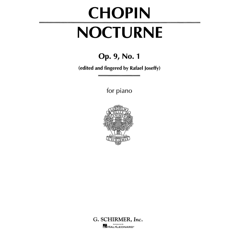 Chopin, Frédéric - Nocturne, Op. 9, No. 1 in B-flat minor