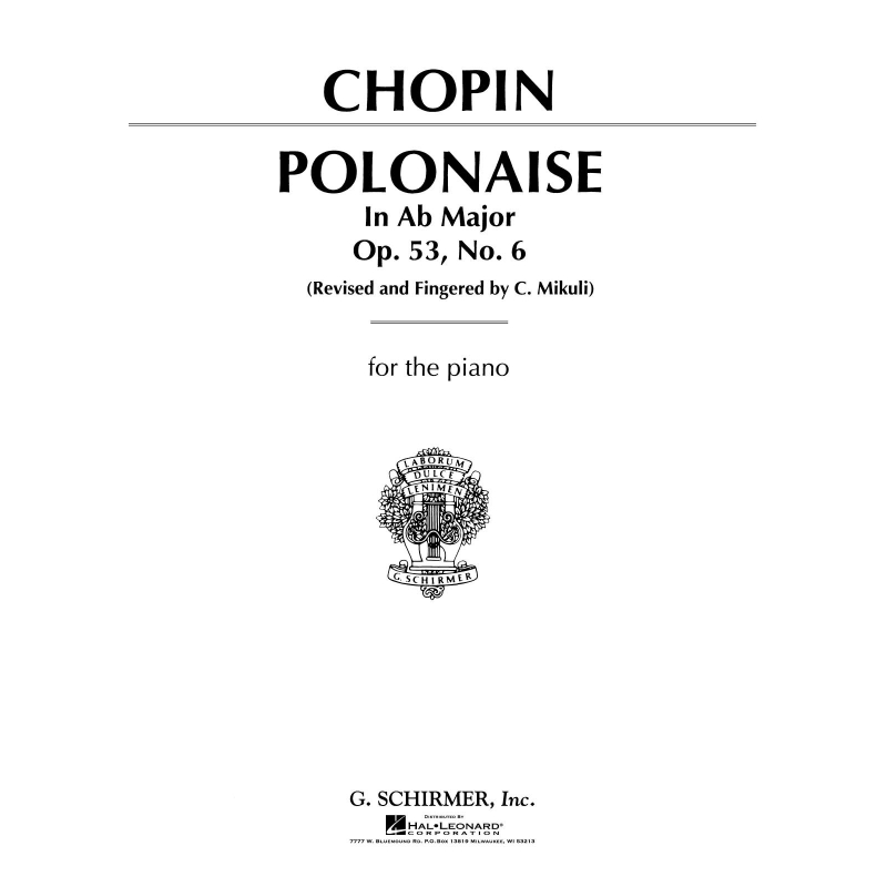 Chopin, Frédéric - Polonaise, Op. 53 in Ab Major