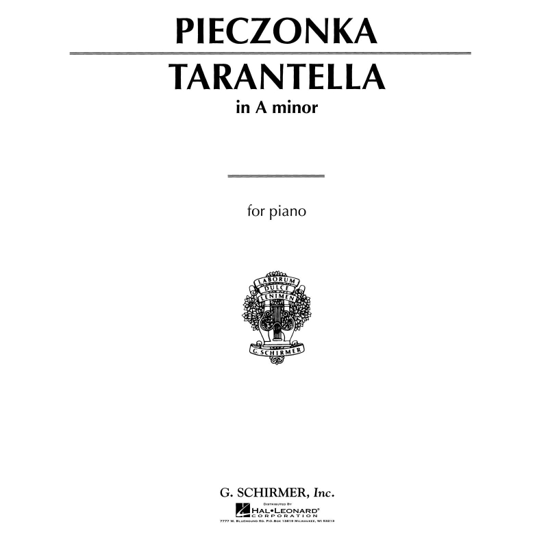 Pieczonka, Albert - Tarantella in A Minor
