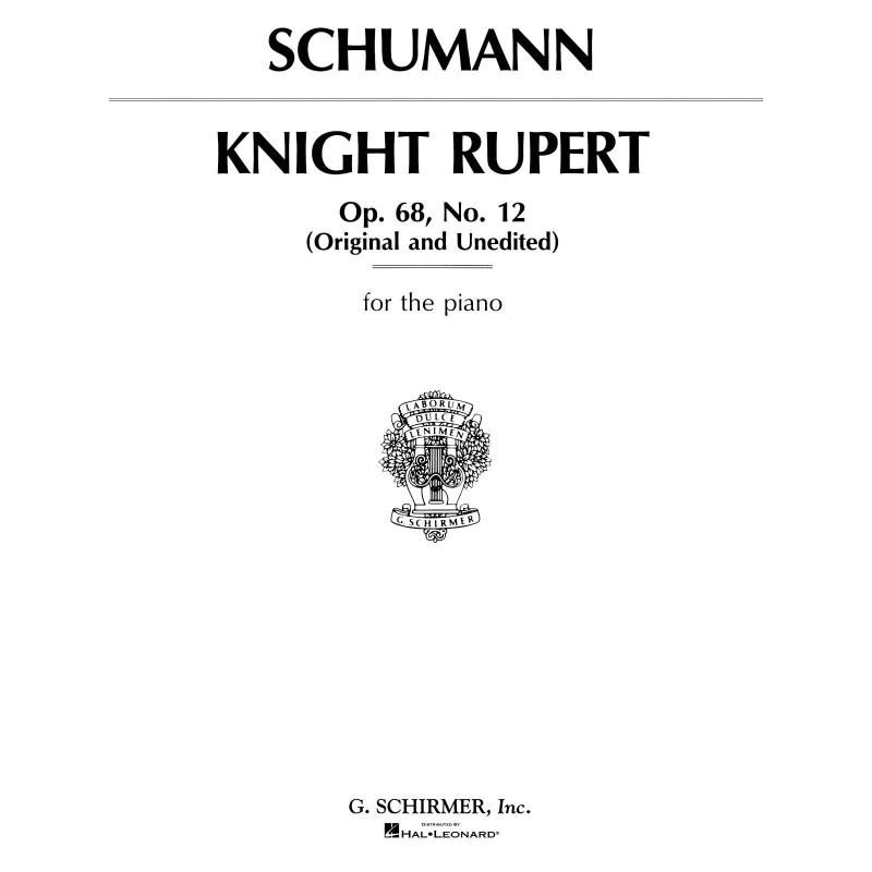 Schumann, Robert - Knecht Ruprecht (Knight Rupert) No. 12