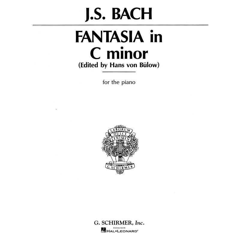 Bach, J.S - Fantasia In C Minor