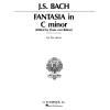 Bach, J.S - Fantasia In C Minor