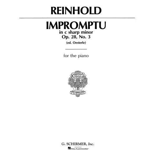 Hugo Reinhold - Impromptu, Op. 28, No. 3 in C#