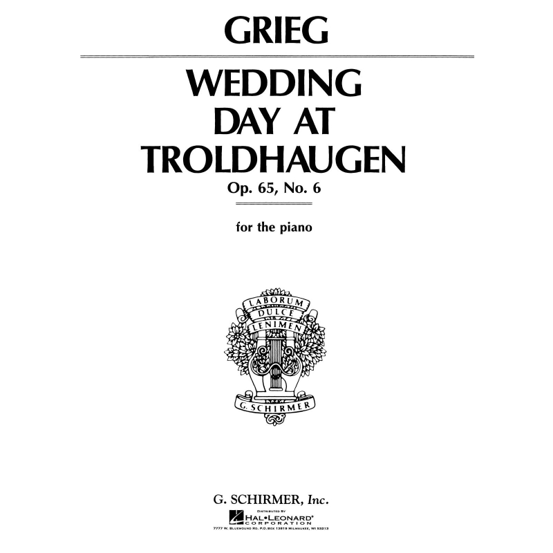 Grieg, Edvard - Wedding Day at Troldhaugen