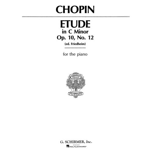 Chopin, Frédéric - Etude In C Minor Op.10 No.12