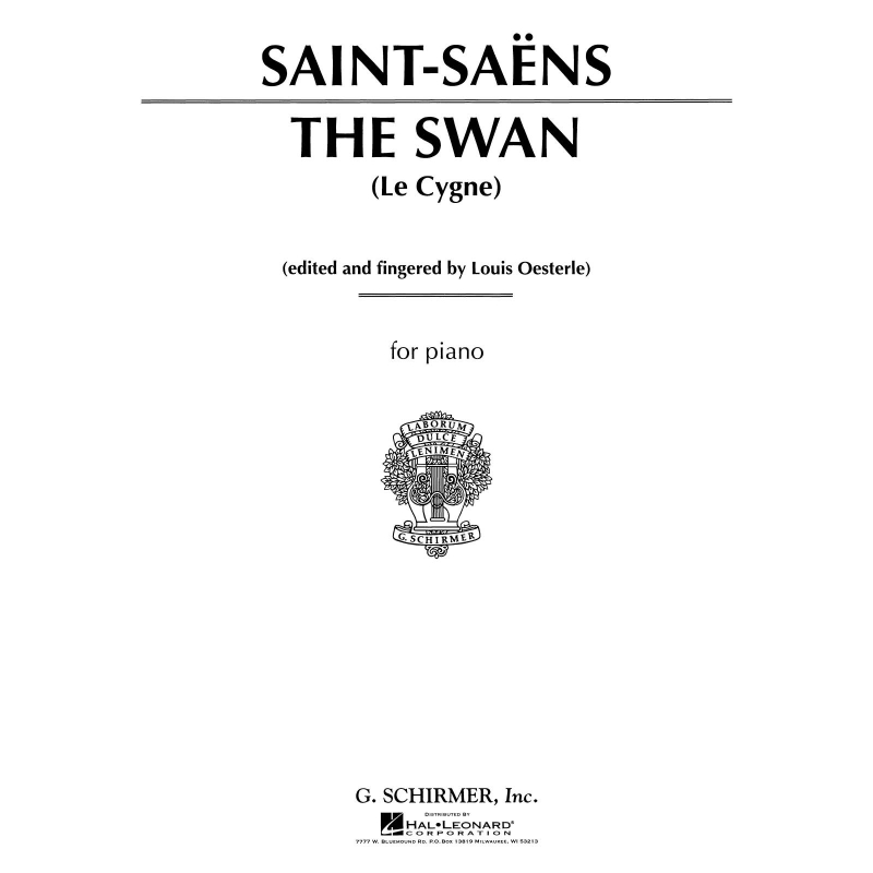 Saint-Saëns, Camille - Le Cygne (The Swan)