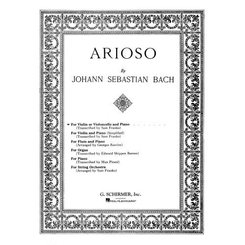 Bach, J.S - Arioso
